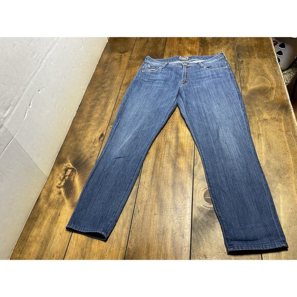 MOTHER Skinny Not Skinny Jeans Womens Size 26 Tea for Two Medium Wash Jeans - Picture 1 of 12